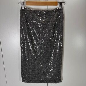 NWT Hayden‎ Los Angeles Womens Sequin Pencil Skirt Small Cocktail Holiday Party